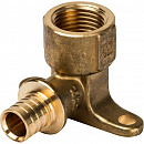 Угольник настенный с креплением 20xRp 1/2" для труб из сшитого полиэтилена аксиальный STOUT с доставкой в NAME