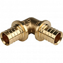 Угольник 90° 25 для труб из сшитого полиэтилена аксиальный STOUT по цене 674 руб.