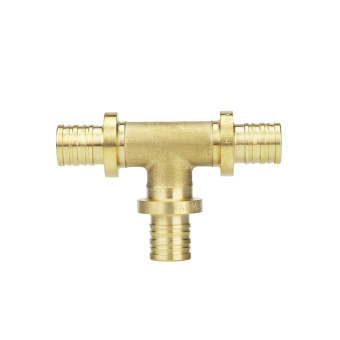 Тройник латунный Varmega Slide-fit, равносторонний 16